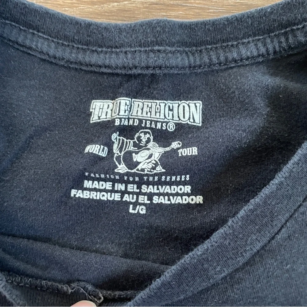 True Religion logo Y2K T-shirt L
